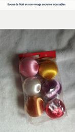 boule de noel en soie vintage, Divers, Enlèvement ou Envoi