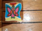 Vintage sticker vlinder, Verzamelen, Stickers, Ophalen of Verzenden, Gebruikt, Dier en Natuur