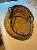 Grote rieten mand, Ophalen, Mand, Rond, Nieuw