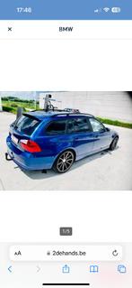 BMW 318D, Auto's, BMW, Achterwielaandrijving, Beige, 4 cilinders, Blauw