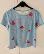 Mooi t-shirt in gladde stof - medium, Maat 38/40 (M), Blauw, Ophalen of Verzenden, Korte mouw