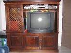 Massief tropisch hout TV meubel, Ophalen, Teakhout