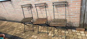 chaises de bistrot, Enlèvement, Utilisé