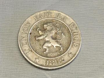 Belgique 10 centimes 1862, Enlèvement ou Envoi