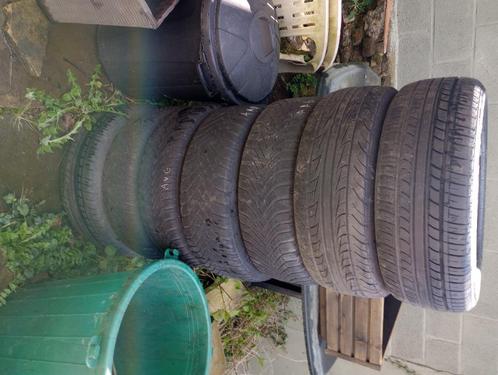 Lot de 7 roues (2 x 2 et 2 + 1), Auto-onderdelen, Banden en Velgen, Band(en), Winterbanden, 15 inch, Overige, Overige, Gebruikt