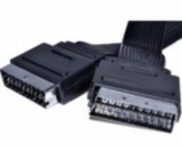 Scart Plug To Scart Plug TV LED Flat Ribbon Cable 10m beschikbaar voor biedingen
