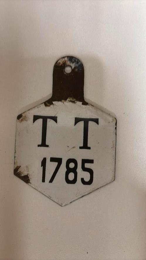 Fietsplaat TT Fietsplaten plaque velo Taksplaten mancave, Antiek en Kunst, Antiek | Email, Ophalen of Verzenden