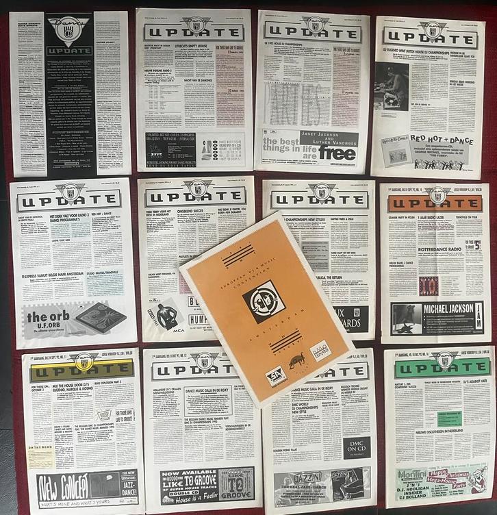 Vintage magazines Dance Update Belgium 1992, Boeken, Kunst en Cultuur | Dans en Theater, Ophalen of Verzenden