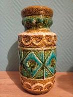 Keramische Vintage vaas - 1960 Bay Ceramics, Huis en Inrichting, Woonaccessoires | Vazen, Zo goed als nieuw, Zwart, Ophalen