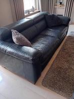 salon leder zwart, Huis en Inrichting, Ophalen of Verzenden, Zo goed als nieuw, Leer, Alle