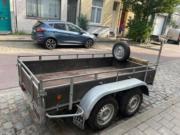Remorque à double essieu de 750 kg, Autos : Divers, Enlèvement, Utilisé
