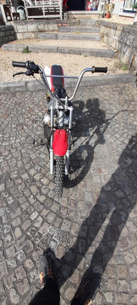 110cc crossmotor, Fietsen en Brommers, Minibikes, Midibikes en Pitbikes, Gebruikt, Dirtbike, Ophalen