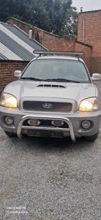 Hyundai, santa-fé 2.0 diesel 2002 automatique, Auto's, Hyundai, Automaat, Santa Fe, Zwart, Leder