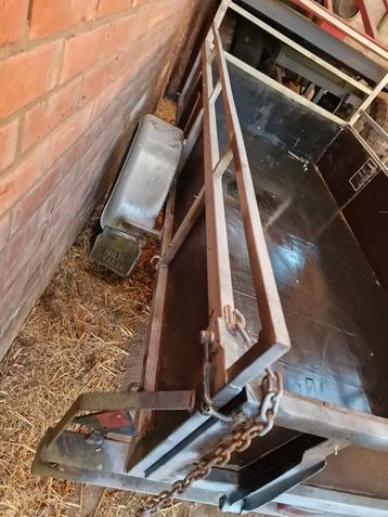 remorque 125x250 en bois neuf modèle robuste NON freinée, Autos : Divers, Remorques, Enlèvement, Utilisé