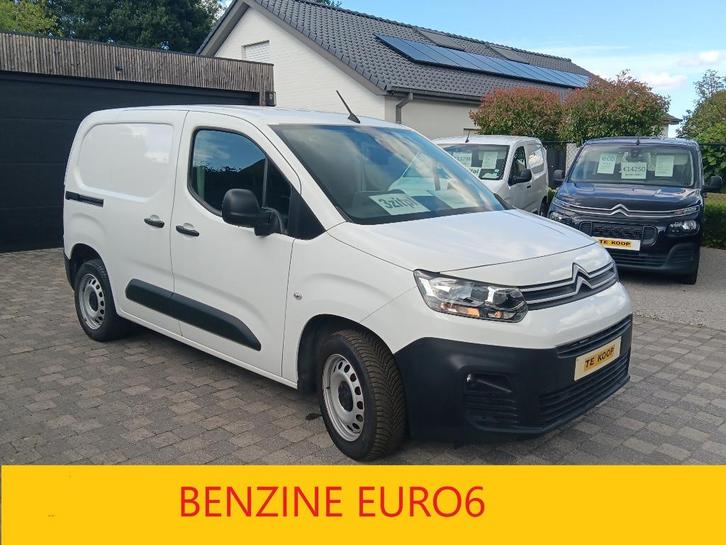 Citroen Berlingo BENZINE 3-zitpl airco 11562+btw  garantie, Auto's, Bestelwagens en Lichte vracht, Bedrijf, Te koop, 360° camera