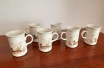 6 tasses Mug Churchill potterie anglaise, Comme neuf, Tasse(s) et/ou soucoupe(s), Enlèvement, Porcelaine