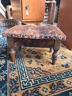 Vintage tweedhands voetbankje/opbergkistje, Ophalen, Gebruikt, ., .