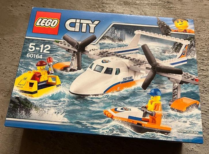 Lego City 60164 - Sea Rescue Plane, Kinderen en Baby's, Speelgoed | Duplo en Lego, Nieuw, Lego, Complete set, Ophalen of Verzenden