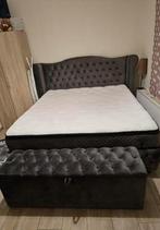 Tweepersoonsbed met 2 nachtkastjes te koop, Ophalen, Bed, Zo goed als nieuw, Overige maten