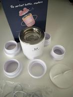 Witte draagbare flessenwarmer Masonpro, Kinderen en Baby's, Babyvoeding en Toebehoren, Ophalen, Zo goed als nieuw, Flessen- of potjesverwarmer