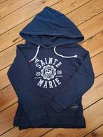 Donkerblauwe hoodie maat 128, goede staat, Ophalen, Gebruikt