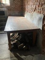 Antieke massief eiken tafel, Antiek en Kunst, Ophalen