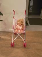 Pop met koets, Kinderen en Baby's, Speelgoed | Poppen, Ophalen, Gebruikt, Babypop