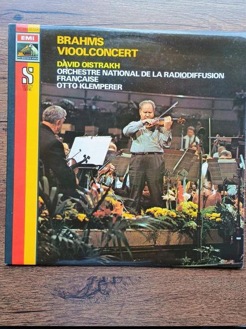 Brahms Vioolconcert (Oistrakh) (Klemperer), Cd's en Dvd's, Vinyl | Klassiek, Zo goed als nieuw, 12 inch, Ophalen of Verzenden