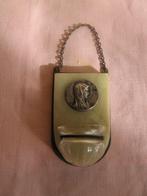 Bénitier de voyage en marbre et laiton, Collections, Enlèvement ou Envoi