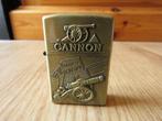 superbe briquet STYLE zippo motif cannon Engling, Verzamelen, Rookartikelen, Aanstekers en Luciferdoosjes, Ophalen of Verzenden