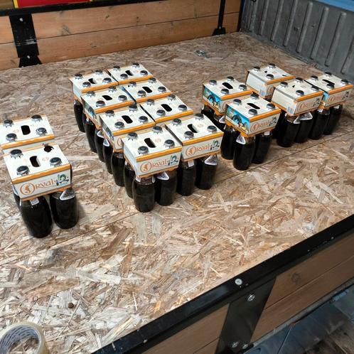 Lot de 58 bouteilles d'Orval 2018 à 2022, Verzamelen, Biermerken, Zo goed als nieuw, Flesje(s), Ophalen