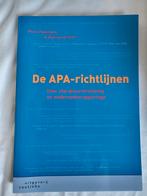 Petra Poelmans - De APA-richtlijnen, Boeken, Verzenden, Zo goed als nieuw, Petra Poelmans; Olav Severijnen