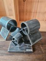 Gezin  met kind standbeeld metaal, Antiek en Kunst, Ophalen of Verzenden