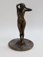 Bronzen "Naakt" op marmeren voet, Antiek en Kunst, Kunst | Beelden en Houtsnijwerken, Ophalen