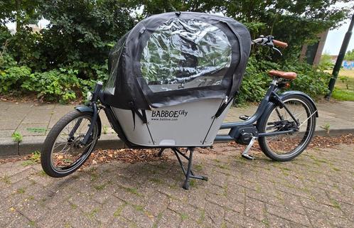 Babboe city mountain  elektrische bakfiets met middenmotor, Fietsen en Brommers, Fietsen | Bakfietsen, Zo goed als nieuw, Ophalen