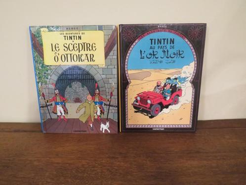 2 stripboeken op klein formaat TINTIN, Boeken, Stripverhalen, Gelezen, Meerdere stripboeken, Ophalen of Verzenden