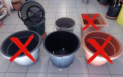 Opruimassortiment Gebruikte Tuinpotterie., Tuin en Terras, Bloempotten, Gebruikt, Kunststof, Binnen, Balkon, Tuin, Ophalen