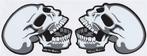 Skull Troy Lee Designs sticker set #3, Envoi, Neuf
