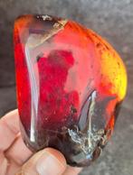 prachtig amber barnsteen sumatra indonesie 288 gram, Ophalen of Verzenden, Fossiel