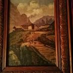 Tableaux a huile sur boie. '' ', Antiquités & Art, Enlèvement ou Envoi