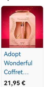 coffret adopt femme, Bijoux, Sacs & Beauté, Enlèvement, Neuf