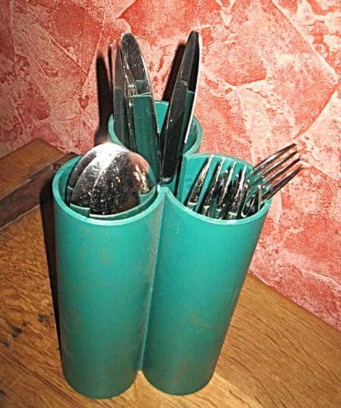 tupperware: bestekbak of kleine vaas, Huis en Inrichting, Keuken | Tupperware, Nieuw, Bak of Kom, Groen, Ophalen of Verzenden