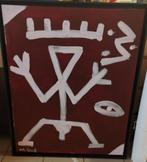 ORIGINEEL KUNSTWERK VAN DE WERELDBEROEMDE A.R. PENCK, Ophalen