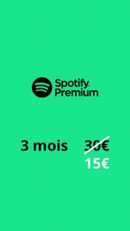 Abonnement Spotify à moitié prix, Tickets en Kaartjes