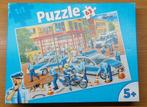 Puzzel politie 63 stukjes (5+) compleet, Plus de 50 pièces, 4 à 6 ans, Enlèvement, Utilisé