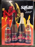 Enseigne publicitaire Satan Gold, Comme neuf, Enlèvement, Panneau publicitaire