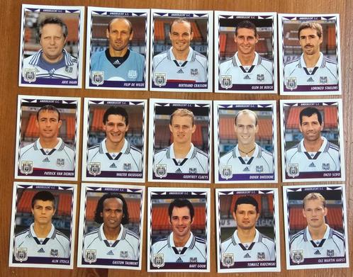 Panini Football 99 15 ongebruikte stickers Anderlecht!, Hobby en Vrije tijd, Stickers en Plaatjes, Zo goed als nieuw, Sticker