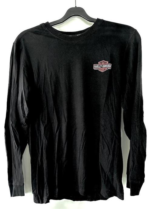 Harley-Davidson T-Shirt neuf noir longues manches avec logo, Vêtements | Hommes, T-shirts, Neuf, Taille 48/50 (M), Noir, Enlèvement