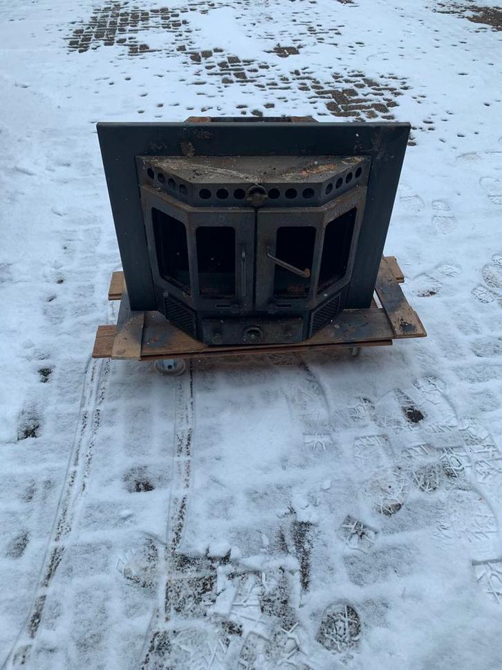 Barbas panolux 52 houtkachel opknapper TEAB, Maison & Meubles, Cheminées, Utilisé, Cheminée au bois, Enlèvement