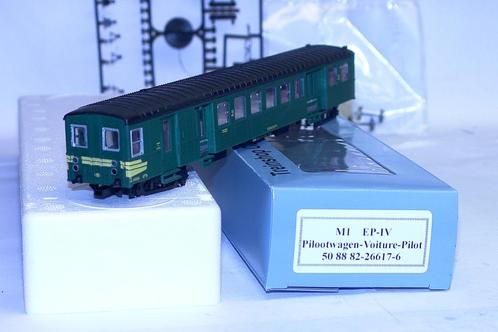 OLAERTS VOITURE PILOTE M1 SNCB NMBS EPOQUE IV., Hobby en Vrije tijd, Modeltreinen | H0, Nieuw, Wagon, Gelijkstroom of Wisselstroom